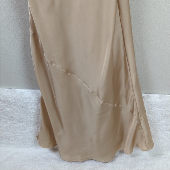 Show Me Your Mumu Tuscany Maxi Slip Women's Medium Champagne Luxe - Picture 3 of 11